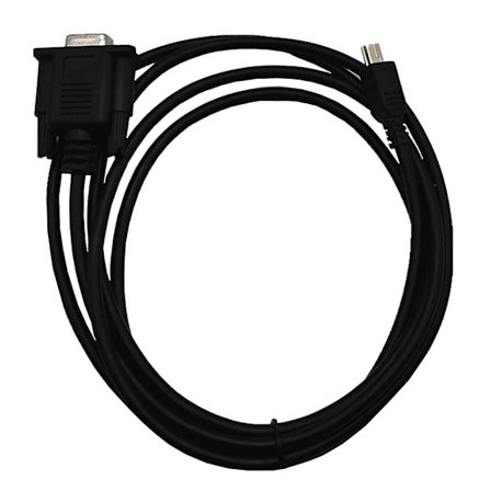Mini USB Hann til RS232 DB9 9 Pin Hunn Adapter Skjøteledning Kabel 1.8m