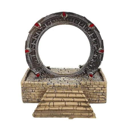 Dekorativ Natlampe Delikat Energibesparende Kreativ 3D Atlantis Stargate Bordlampe Boligindretning B