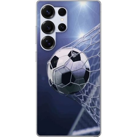 Kompatibel Mobilcover til Samsung Samsung Galaxy S25 Ultra Fodbold Fart Net Bold Sport Kamp