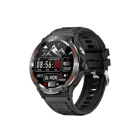 Kt76 Udendørs Sports Smartwatch 1.53 Tommer Hd Touchskærm 3ATM Vandtæt Multifunktionelt Ur