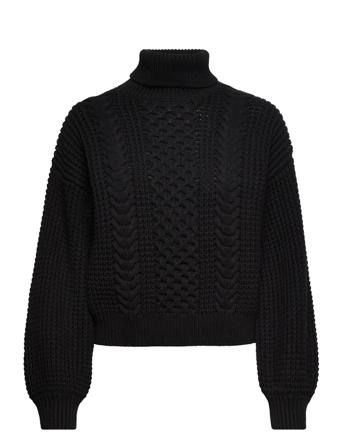Slfbirtha Knit Ls Rollneck B Black Selected Femme