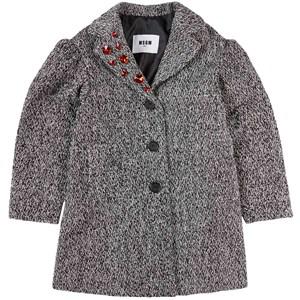 Kids - MSGM Gray Tweed Coat 14 years - Coats and jackets - 14 years - Grey - Mädchen
