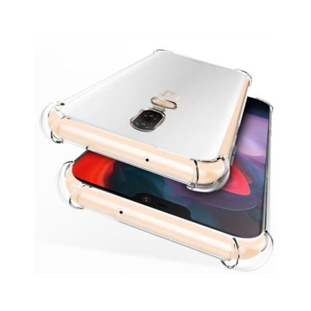Oneplus 6 Stötdämpande Silikon Skal Shockr Transparent