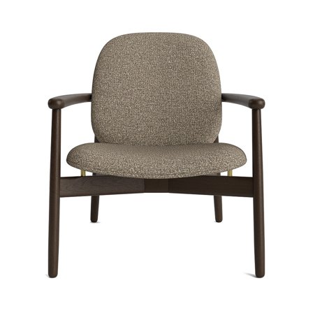 Cross lænestol, egetræ - Mørk Beige - 66x76x75 - Lænestol