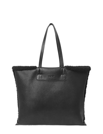 DAY ET Day Faux Shearling Bag - Black - ONE SIZE