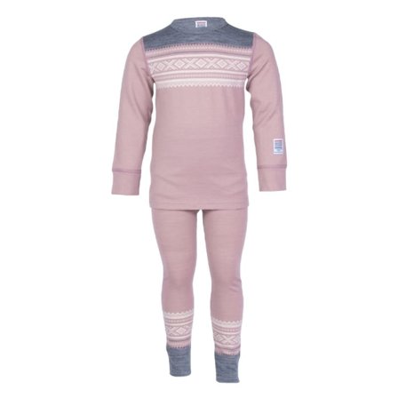 Marius Kids Kids' Wool Baselayer Set Children base layer set Pink 10-11 Y/146 CM
