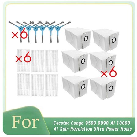 18 stk. til 9590 9990 AI 10090 AI Revolution Ultra Power Home Robotstøvsuger Ultra Tilbehør