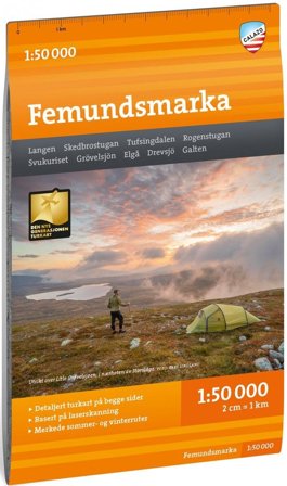 Calazo Turkart Femundsmarka 1:50 000