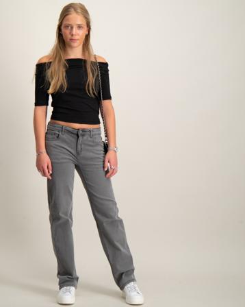 LMTD NLFTARIANNES DNM LW STRAIGHT PANT Grau Jeans Mädchen - Kidsbrandstore