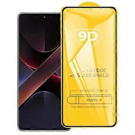 Hot 2025 Skjermbeskytter for Xiaomi Poco X7 5G 9D Side Lim Full Dekning Herdet Glass Film