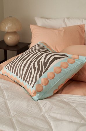 &Home - Örngott Panelprint - Grön - Örngott - 50X60 - Från Homeroom