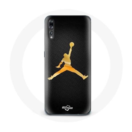 Coque - Huawei - P20 Air - Keltainen - Michael Jordanin logo - Pehmeä