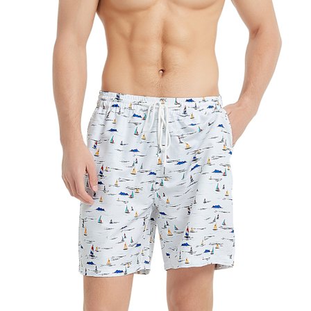 Herr Roliga Badbyxor Snabbtorkande Strandkläder Sport Löpning Badshorts-DK004