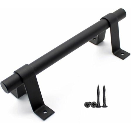 Vintage Ladeportdørgreb Kulstofstål Skydedørgreb med