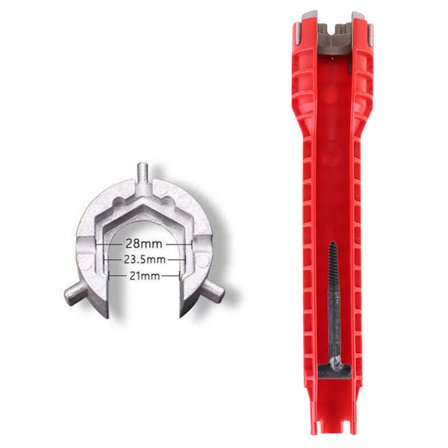 Reparations- och installationsverktyg, kran- och diskbänksinstallationsverktyg, vattenrörsnyckel