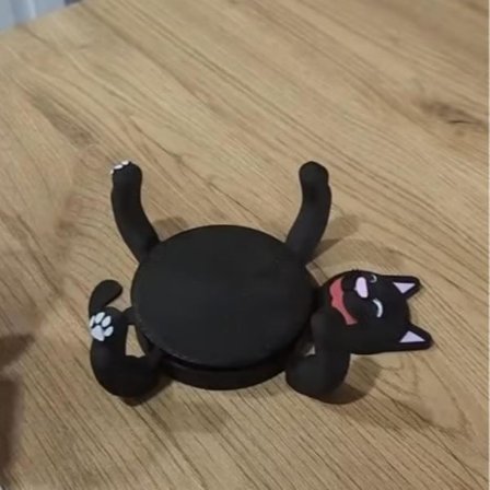 Katteformede coasters, sjove katte-tema kopholdere, borddekorationer til hjemmet, vandtætte og varmebestandige, perfekte til gaver, barer og fester.