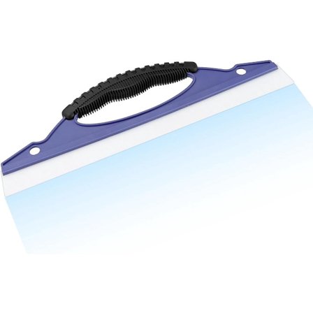 ING Auto vandskraber, 31 cm lang vindueskraber, silikone vandskraber, silikone skraber til bil, med gummihåndtag, til glasvinduer og døre