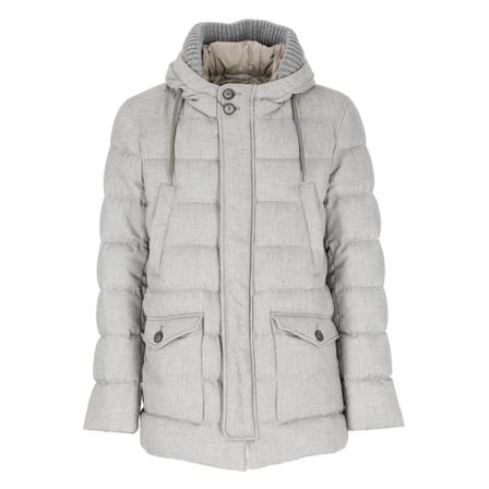 Herno, Down Jackets Szary, Mężczyzna, Rozmiar: M