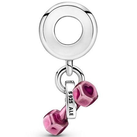 Pendentiv til kvinder - PANDORA - 799545C01 - Sølv 925/1000 - Hjerte - Email