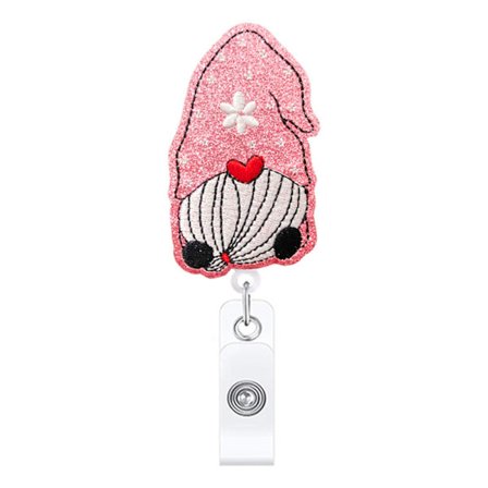 ID-badgeholdere Filt Badge Reel Udtrækkelig Badgeholder ID-korttilbehør