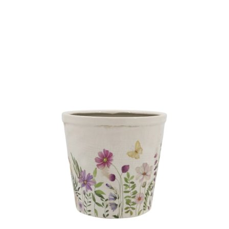 Avignon Blomkruka med blomstermotiv H16/Ø16,5 cm