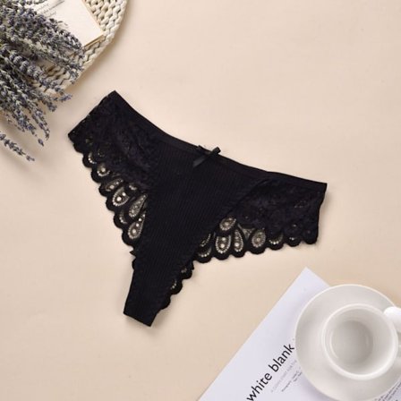 2 STK Trusser til kvinder Dametrusser SORT L