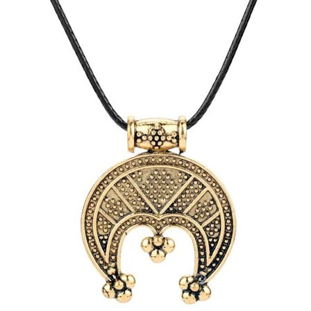 Necklace - Lunula - Amulet - Roman - Slavic - Viking - Gold