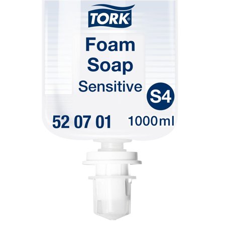 TORK Skumtvål S4 Sensitive Handtvätt 1L - Lyreco - Städ och hygien - Tvål och hygien - Hygiensystem - Tork