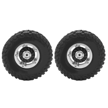 RC-däck i gummi, halkfria, med högt grepp, slitstarka, Kompatibla med Traxxas Trx4