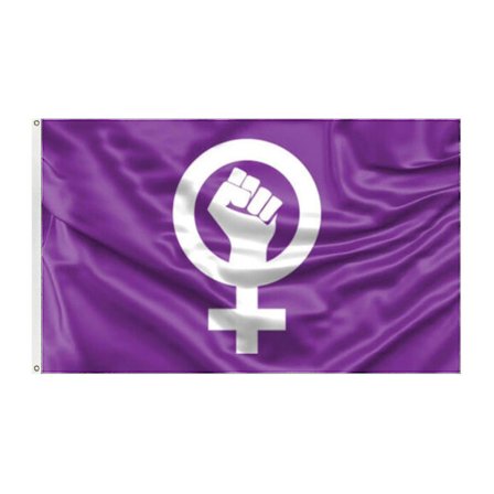 Exklusiv Feminism Banner Polyester Lätt Flytande