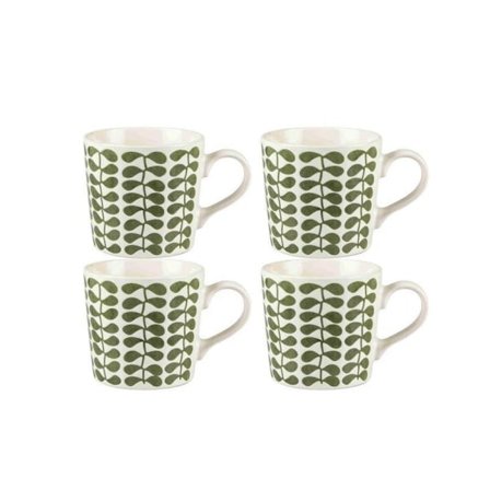 Mugg VEGETABLE 4-pack Muggar - TINA Nordström 232006 grön