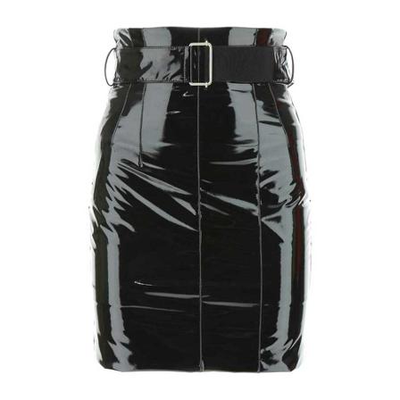 Philosophy di Lorenzo Serafini Leather Roks , Zwart , Dames , Maat: 2XS Leren & Suède rokken