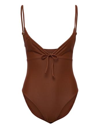 Romano Piece Badedragt Badetøj Brun Faithfull The Brand