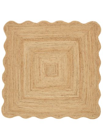 Alfombra Para Interiores/Exteriores Grande Sway - Beige 250X250 En Estilo Clásico