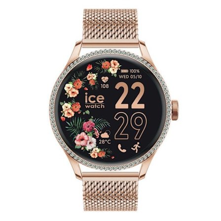 Damklocka - ICE WATCH - Ice Smart ST 2.0 - Roséguld - Armband i stål - Digital