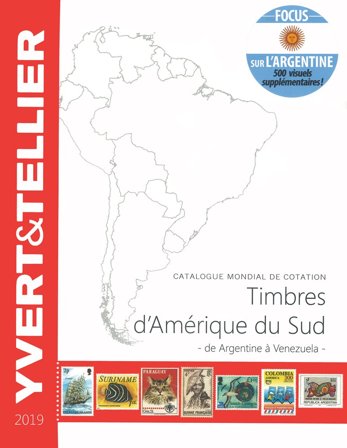 Yvert & Tellier - Sydamerika 2019 - Frimærkekatalog