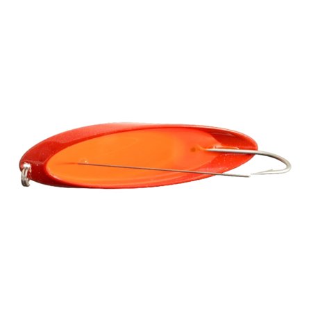 Norolan Pike Spoon Weedless 11 cm - Red Orange