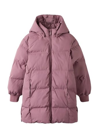 name it Nkfmusk Puffer Jacket Long Tb - Pink - 152