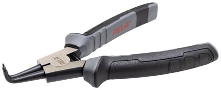 PELA 543766 Låsringstång utvändig, böjd, 150 mm, Handverktyg