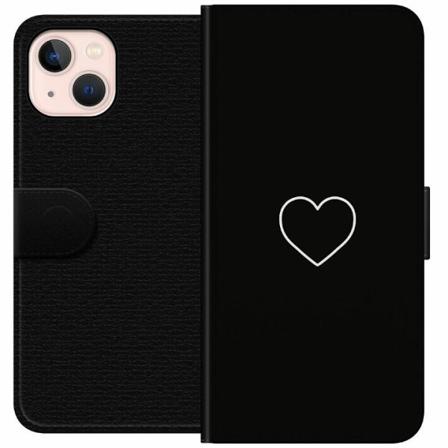 Apple Iphone 14 Plus Plånboksfodral Hjärta