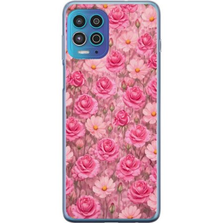 Yhteensopiva Puhelinkuori Motorola Moto G100 Petal Reverie Blush Rose