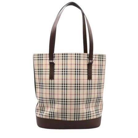 Burberry Vintage, Pre-owned Fabric Handbag Beige, Dames, Maat:ONE Size