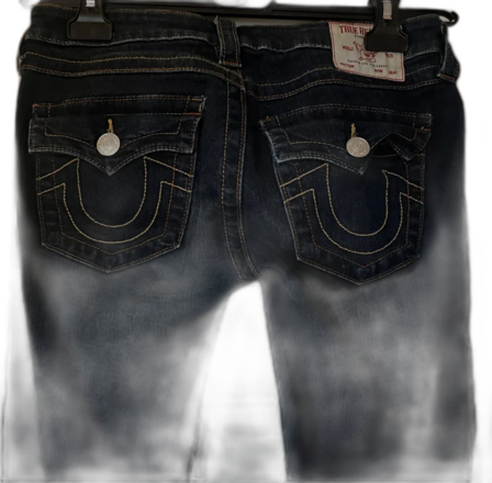 True Religion mörkblå bootcut jeans
