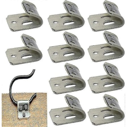 Møbelclips til polstring, fjederclips til møbelpolstring, fjederclips til stol- og sofafjederreparation (20 stk.) - WK