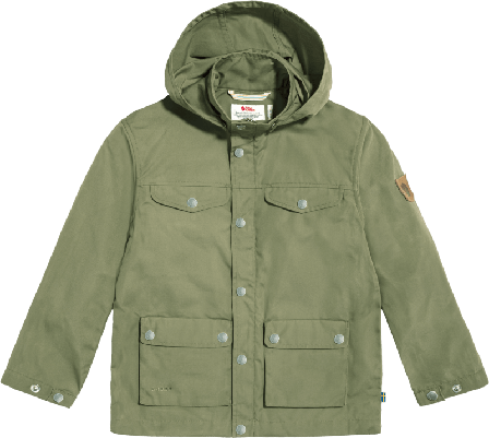 Fjällräven Kids Greenland Jacket Children shell jackets Green 134