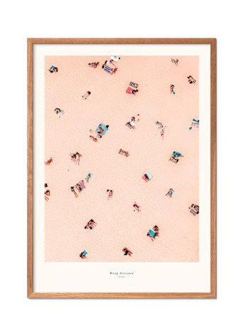 Poster & Frame Distance - Pink - 29.7X42CM