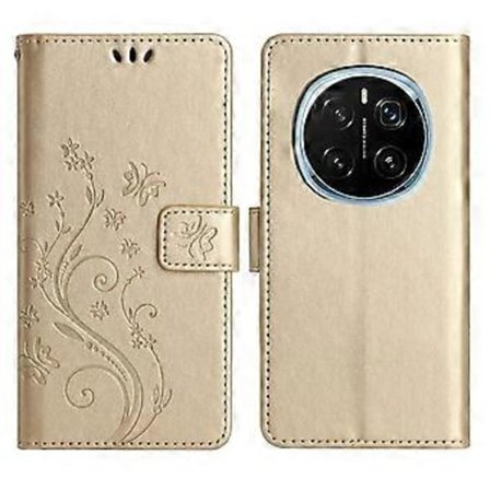 För Honor Magic7 Pro 5G Fodral PU Läder Plånboksfodral med Rem (Stil I)