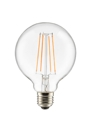 Unison Glob 100mm klar Belysning Transparant 95x140mm