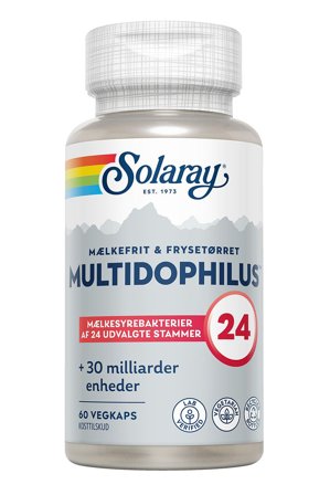 Solaray Multidophilus 24 60 kaps., Helse & Madvarer, Ingredienser, Mælkesyrebakterier