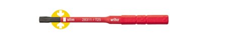 Wiha slimBit 36071 Bits Torx, 75 mm, 1000 V T25x75 mm, Maskintilbehør & forbruk